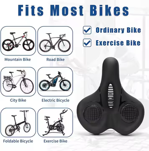 Angbow - <span class=keywords><strong>Asiento</strong></span> de Bicicleta Ancho y Cómodo de PU, Hueco, Grande, para Bicicleta de <span class=keywords><strong>Spinning</strong></span>, con Gel - Product Image 5