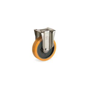 Roues en polyuréthane TELLURE ROTA - 646854 TR, centre en fonte, support fixe type P-largeur de roue 50mm, ø 150 mm (Qté 2) - Product Image 1