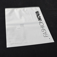 Sac en plastique refermable avec fermeture éclair, certifié GRS, PCR 100% recyclé, LDPE recyclable, logo personnalisé, emballage pour vêtements, shorts, sous-vêtements