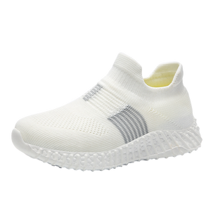 <span class=keywords><strong>Scarpe</strong></span> sportive elastiche Casual Unisex incluse calze comode <span class=keywords><strong>scarpe</strong></span> da scuola da corsa in pelle Slip-On per ragazzi <span class=keywords><strong>piccole</strong></span> medie estive - Product Image 1