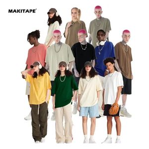 T-shirt unisexe à col rond surdimensionné BE1199, 100% coton, 260GSM, tricoté, logo personnalisé, style streetwear lourd, coupe ample - Product Image 2