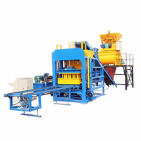 Machine automatique de fabrication de pavés QT 4A-15, machine à fabriquer des blocs de béton pour pavés, bordures de routes et dalles autobloquantes