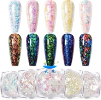SHYZ Chameleon Aurora Flakes Glitter Shimmer Candy Pigment Poudre pour Ongles Cosmétique et Encre Pigment pour Peinture