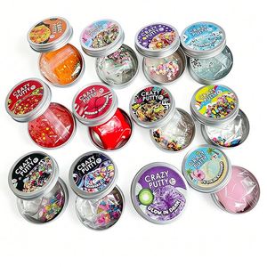 Sensory Crystal <b>Slime</b> Putty <b>Toy</b> Charms Foam Beads Confetti Stars Ocean Theme Celebration Supplies Mini Cup Assortment - Product Image 1
