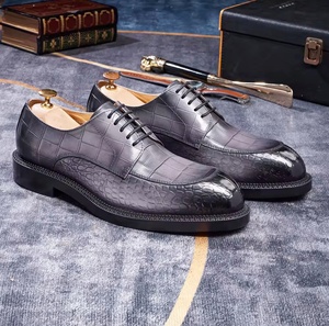 Zapatos de cuero para hombre cómodos, antideslizantes, transpirables y casuales. Zapatos de cuero genuino para hombre. - Product Image 4