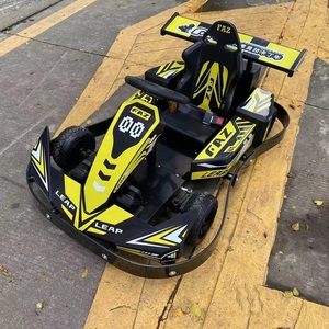 Nouveaux Manèges de Parc d'Attractions de Style Sportif 2 Places Voiture de Course <span class=keywords><strong>Karting</strong></span> Électrique Batterie Go Kart pour Enfants et Adultes à Vendre - Product Image 5