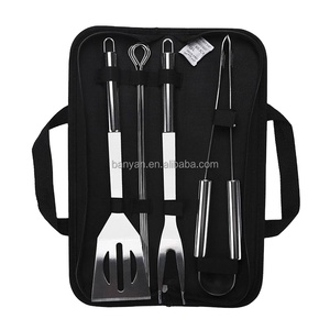 BBQ Grilling Tools <strong>Set</strong> Stainless Steel Grilling Accessories <strong>Barbeque</strong> <strong>Set</strong> with Free Portable Bag - Product Image 3