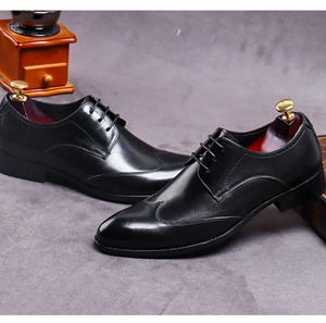 Zapatos de Negocios para Hombre, Impermeables, de Cuero Genuino, Cierre sin Cordones, para Oficina, Carrera, Todas las Temporadas, Ligeros, Antideslizantes, Florales - Product Image 5