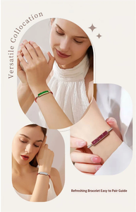 Bracelet intelligent B5 (Nx Wear) étanche à l'eau, en alliage de titane, avec moniteur de fréquence cardiaque, de pression artérielle, de sommeil, podomètre, fonction de prise de photos par secousse - Product Image 6