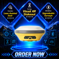Receiver GNSS RTK Unistrong G30 Pro dengan Pengukuran Laser, Peralatan Survei Tanah GPS IP68 dengan Perangkat Lunak SurPad