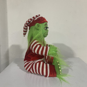 Muñeco de peluche del Grinch de 31cm-50cm, juguete de decoración navideña para niños unisex - Product Image 2