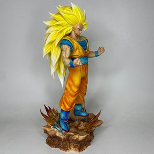 Figurine Manga Goku Super Trois DRAGON BALL Z 35CM avec mains interchangeables, en PVC, pour collection ou cadeau - Product Image 4