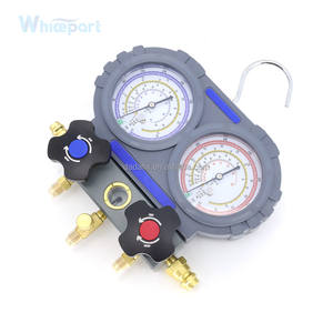 Válvula de manômetro refrigerante, medidor de pressão r22 r32 <span class=keywords><strong>r404a</strong></span> r410a, ferramenta de refrigeração ac para carro, ar condicionado - Product Image 6