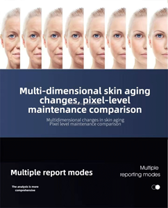 Новейшая система анализа кожи лица: портативный анализатор кожи с ИИ, 3D-сканер для ухода за кожей лица и волосами, домашний тестер-сканер для красоты - Product Image 4