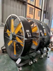 Ventilador de Pie Grande con Imán Permanente, 220V, 2 Metros de Diámetro, Protección IP55, 300 RPM - Product Image 2