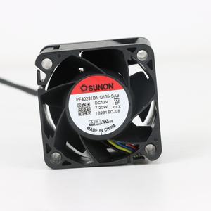 Ventilador Axial SUNON PF40281B1-Q135-SA9 40x40x28mm 12VDC 7.20W con Rodamiento de Bolas para Gabinetes Eléctricos e Inversores, OEM ODM - Product Image 1