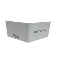 Livre vidéo numérique LCD blanc personnalisé de 7 pouces, mémoire de 128 Mo à 8 Go, pour livres d'or de mariage, brochures vidéo d'entreprise, le meilleur jour de notre vie