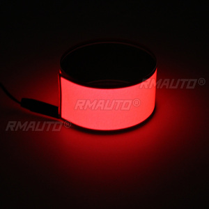 Bande lumineuse EL flexible 30x5cm 12V, panneau électroluminescent avec onduleur pour maison, voiture, fête - Product Image 3