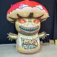 Champignon monstre zombie gonflable d'Halloween, champignon monstre gonflable d'Halloween pour décoration