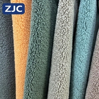 Tissu en polaire Sherpa tricoté 150D, poids lourd 600G, 100% polyester, multicolore, OEM ODM, prêt à être expédié