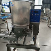Machine entièrement automatique pour la formation de galettes de hamburger, machine à enrober/paner et ligne de friture