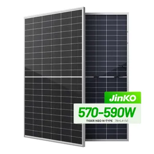 Jinko N Loại Tiger Neo PV Module 570W 580W 590W Trung Quốc Năng Lượng Mặt Trời Bảng Điều Khiển Giá Cho Trang Chủ Sử Dụng