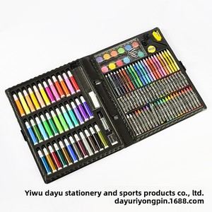 Ensemble de 208 stylos aquarelles en plastique, kit de dessin 150 couleurs, cadeau pour enfants - Vente en gros - Product Image 2
