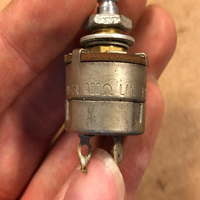 Nouveau Potentiomètre Linéaire Original Vintage 1961 CTS 500 ohms pour Guitare avec Interrupteur à Pression – En Stock