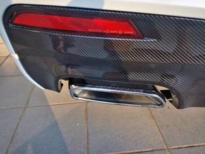 Diffuseur arrière noir brillant de style 540i parfaitement adapté pour <span class=keywords><strong>BMW</strong></span> G30 2018-2020, mise à niveau du <span class=keywords><strong>pare</strong></span>-chocs M-Tech, pièce de style - Product Image 6