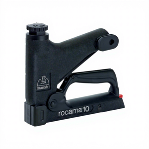 Engrapadora ROCAMA Modelo 318455 de 10 grapas con regulador de potencia para ensamblar marcos y cornisas y fijar tapicería - Product Image 1