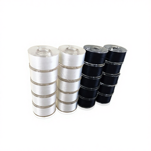75D/2 Vor gewickelte Stickerei Spulen faden 100% Polyester Hochfeste Kunststoffs eite - Product Image 1