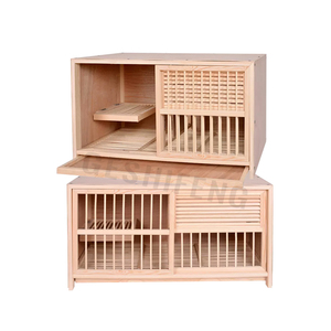 GESHIFENG Nouveau modèle Cages d'élevage de pigeons en bois de grande taille à vendre - Product Image 6
