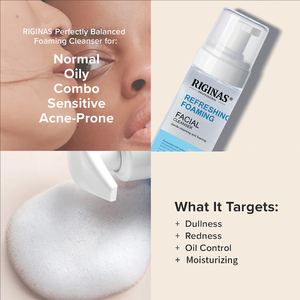 Crème nettoyante pour le visage à l'acide hyaluronique Riginas Private Label avec parfum naturel pour tous les types <span class=keywords><strong>de</strong></span> peau et nettoyage en profondeur pour hommes - Product Image 3