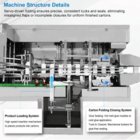 Machine automatique d'emballage de plaquettes de comprimés, machine d'emballage de plaquettes de comprimés, machine d'emballage de pilules en carton