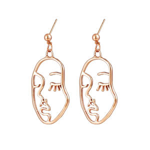 ต่างหูแบบหมุดชุบทอง24K สำหรับผู้ชายและผู้หญิงเหมาะสำหรับการค้าต่างประเทศ - Product Image 1