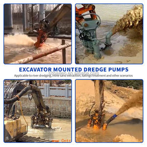 Graafmachine slurrypomp modderzuiging rivierreiniging mijnbouw vijverbaggeren afvalwaterzuivering graafmachine gemonteerde baggerpompen - Product Image 4