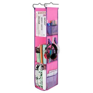 Customization Large Capacity Hanging <b>Book</b> and Magazine Storage Bag With Mesh Pockets on Both Sides for School Supplies Organizer - Product Image 2