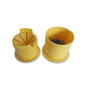 Louin Plastic Lime Cutter Cocktail Garnish Holder Reusable Modern <b>Bar</b> <b>Tool</b> Yellow - Product Image 1