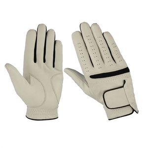 Guantes de golf de mano izquierda con logotipo personalizado profesional, piel de oveja Cabretta de la mejor calidad con PU para deportes y ciclismo, precio - Product Image 4