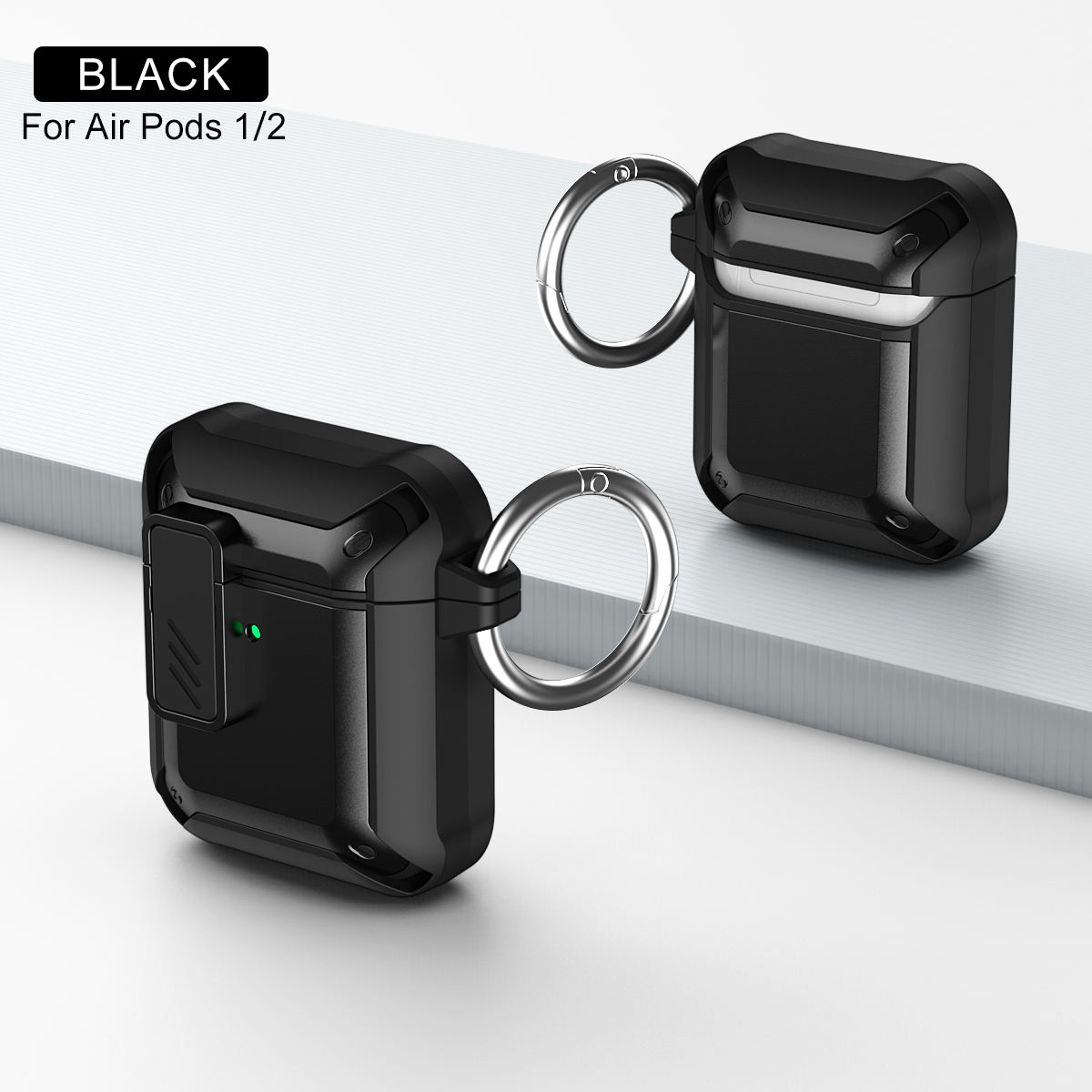 Noir pour airpods 1/2