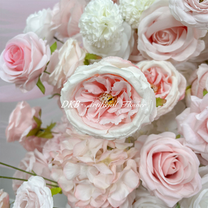 Decoración Floral Artificial para Bodas al Aire Libre Personalizada DKB, Camino <span class=keywords><strong>de</strong></span> Flores Rosadas para Decoración <span class=keywords><strong>de</strong></span> Bodas - Product Image 5