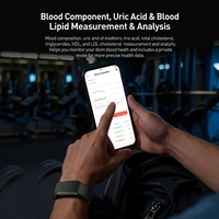 KR96PRO – Bracelet intelligent sans écran, moniteur de fréquence cardiaque, d'oxygène dans le sang, de sommeil, compteur de pas, rappel Bluetooth, bracelet de sport