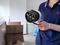 Connecteur de charge EV de type 2, 32A, 3 phases, 22KW, 480V AC, câble de charge EV de 5m