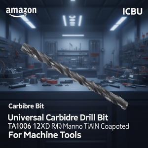 Foret universel en carbure TA1006 12xD avec revêtement Nano TiAlN pour machines-outils - Product Image 3