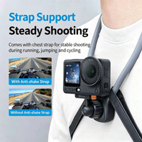 Support de cou en silicone à dégagement rapide avec fixation magnétique pour GoPro Hero Insta360 Ace Pro 2 X5, support de cou pour DJI Nano/Action 6/5Pro/4/3