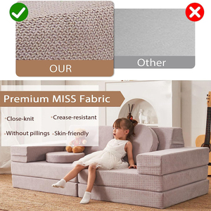 Trẻ Em Toddler <span class=keywords><strong>Sofa</strong></span> Ghế Mềm Chơi Bọt Couch Mini Trẻ Em <span class=keywords><strong>Sofa</strong></span> Giường Trẻ Em Có Thể Giặt Modular Có Thể Gập Lại Chơi Đệm Gấp Ghế - Product Image 5