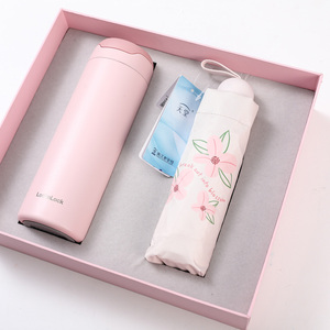 Bouteille d'eau isotherme en acier inoxydable 304 de haute qualité avec journal et stylo pour le jour du vote consultatif - Product Image 1