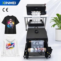 Printer DTF XM 11.8 Inch dengan Printhead XP600 A3 Mesin Transfer Langsung ke Film Otomatis Roll to Roll untuk Pencetakan Tekstil dan Garmen