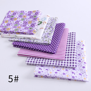 <span class=keywords><strong>Tela</strong></span> de Algodón Estampada Floral de Estilos Mixtos, Hecha a Mano, 7 Piezas, Multicolor, Venta al Por Mayor - Product Image 3