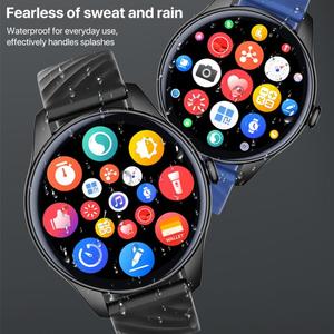 Montre connectée <span class=keywords><strong>Yesido</strong></span> IO43 à écran large haute définition de 1,53 pouce à prix avantageux, prise en charge des appels sans fil / fréquence cardiaque - Product Image 6